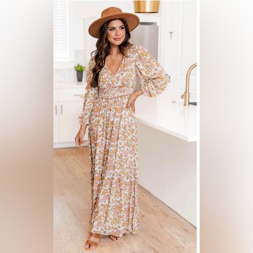 Pink Lily Maxi Dress